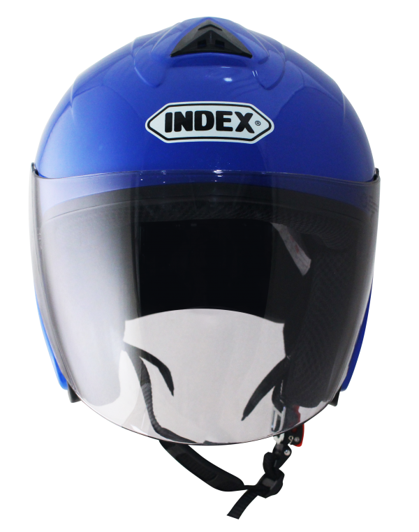 หมวกกันน็อค INDEX DUNK IX น้ำเงินเงา BBL - Image 2