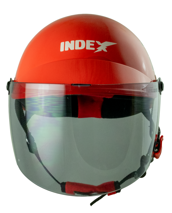 หมวกกันน็อค INDEX LADY jr ลาย JR Thunder แดง Red - Image 5