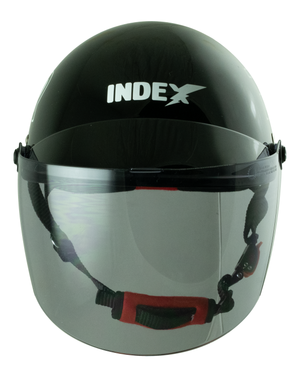 หมวกกันน็อค INDEX LADY jr ลาย JR Thunder ดำ Black - Image 5
