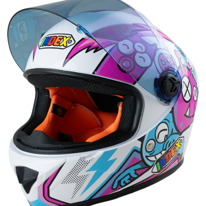 ZYRA JR แผ่นน้ำเงิน (blue visor) 3. Monster ขาวเงา (White)