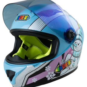 ZYRA JR แผ่นน้ำเงิน blue visor 2. Fire&snow ฟ้าเงา (Blue)