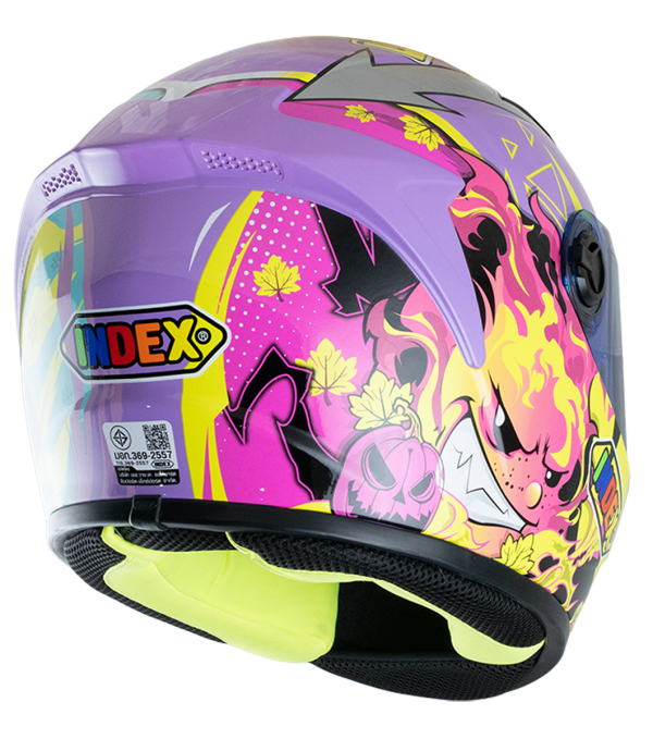 ZYRA JR แผ่นน้ำเงิน (blue visor) 2. Fire&snow ม่วงเงา (Purple) (Blue) - Image 4