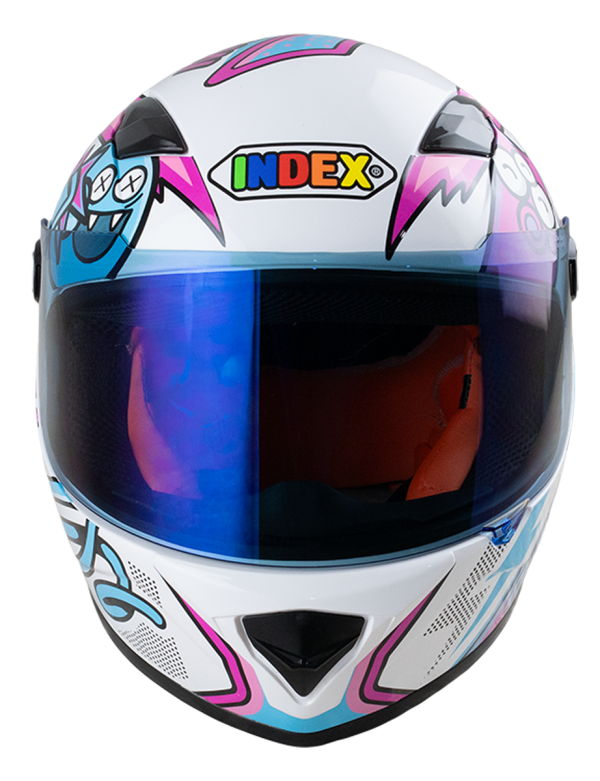 ZYRA JR แผ่นน้ำเงิน (blue visor) 3. Monster ขาวเงา (White) - Image 5
