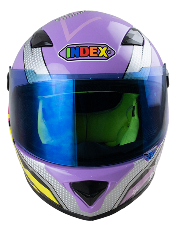 ZYRA JR แผ่นน้ำเงิน (blue visor) 2. Fire&snow ม่วงเงา (Purple) (Blue) - Image 5
