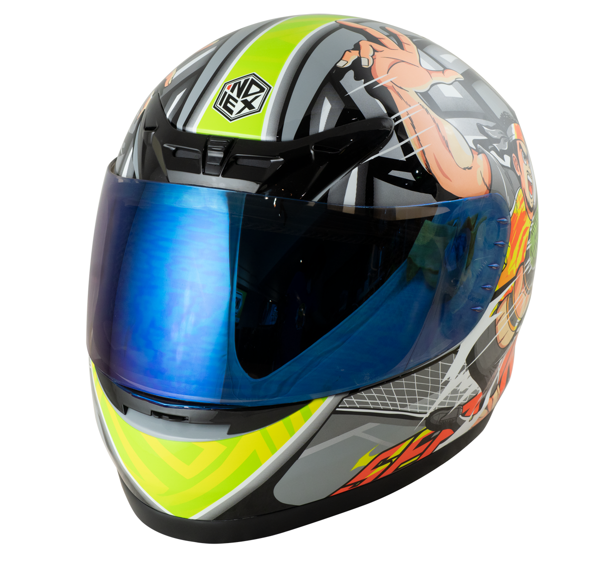 INDEX helmet model Big-1 Takrak เทา (Grey)