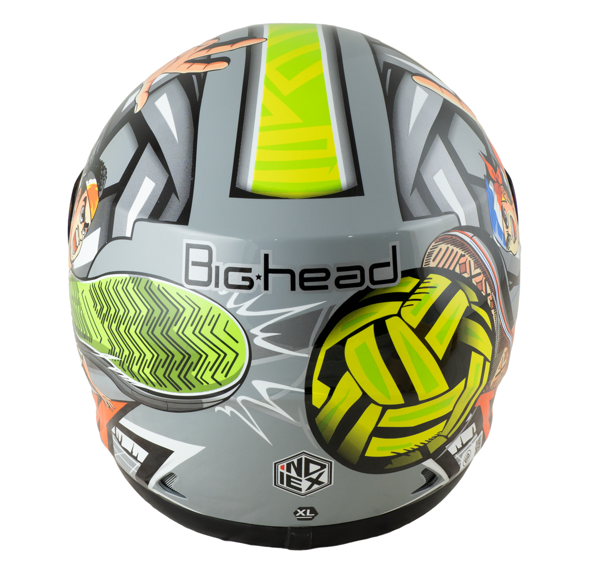 INDEX helmet model Big-1 Takrak เทา (Grey) - Image 4