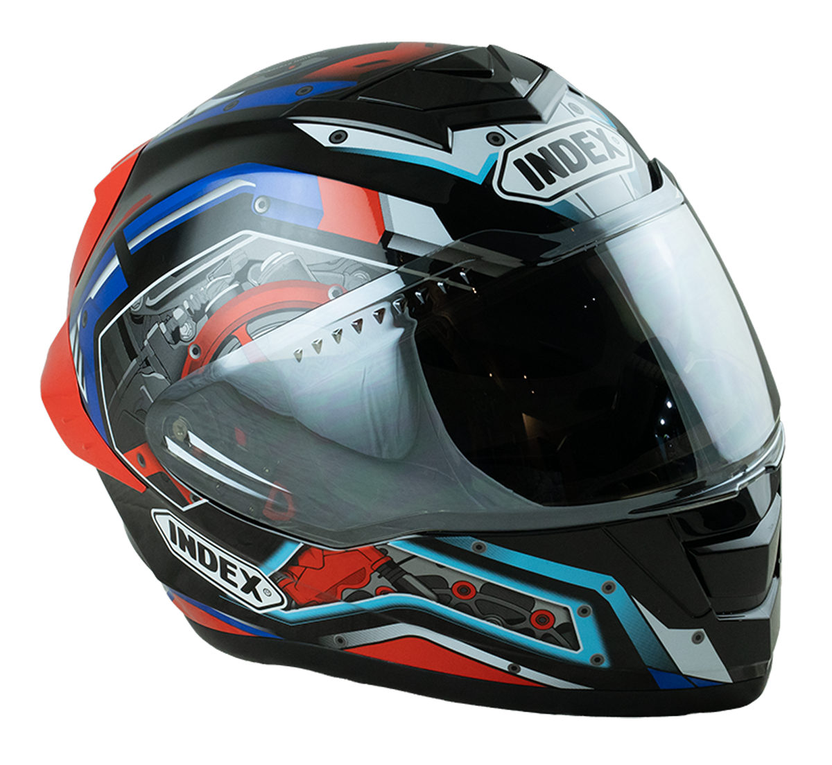 INDEX VICTOR THAI TECH สปอยเลอร์ แดง red spoiller ดำเงา (black) - Image 3