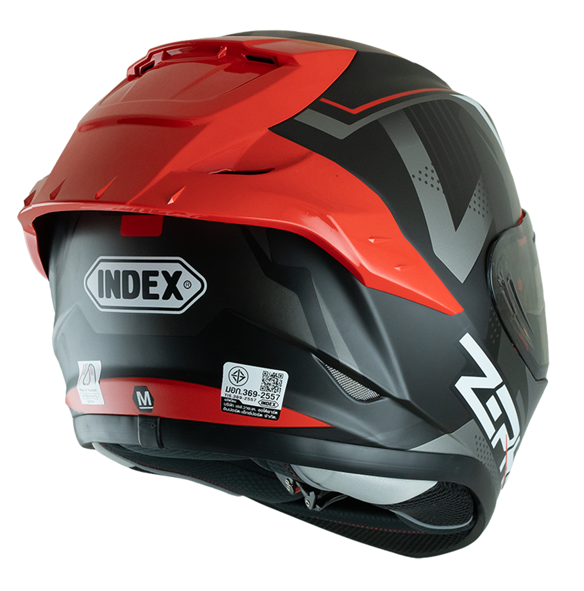 INDEX VICTOR ZEPHYR สปอยเลอร์ แดง red spoiller ดำกึ่งเงากึ่งด้าน (Matt black) - Image 4